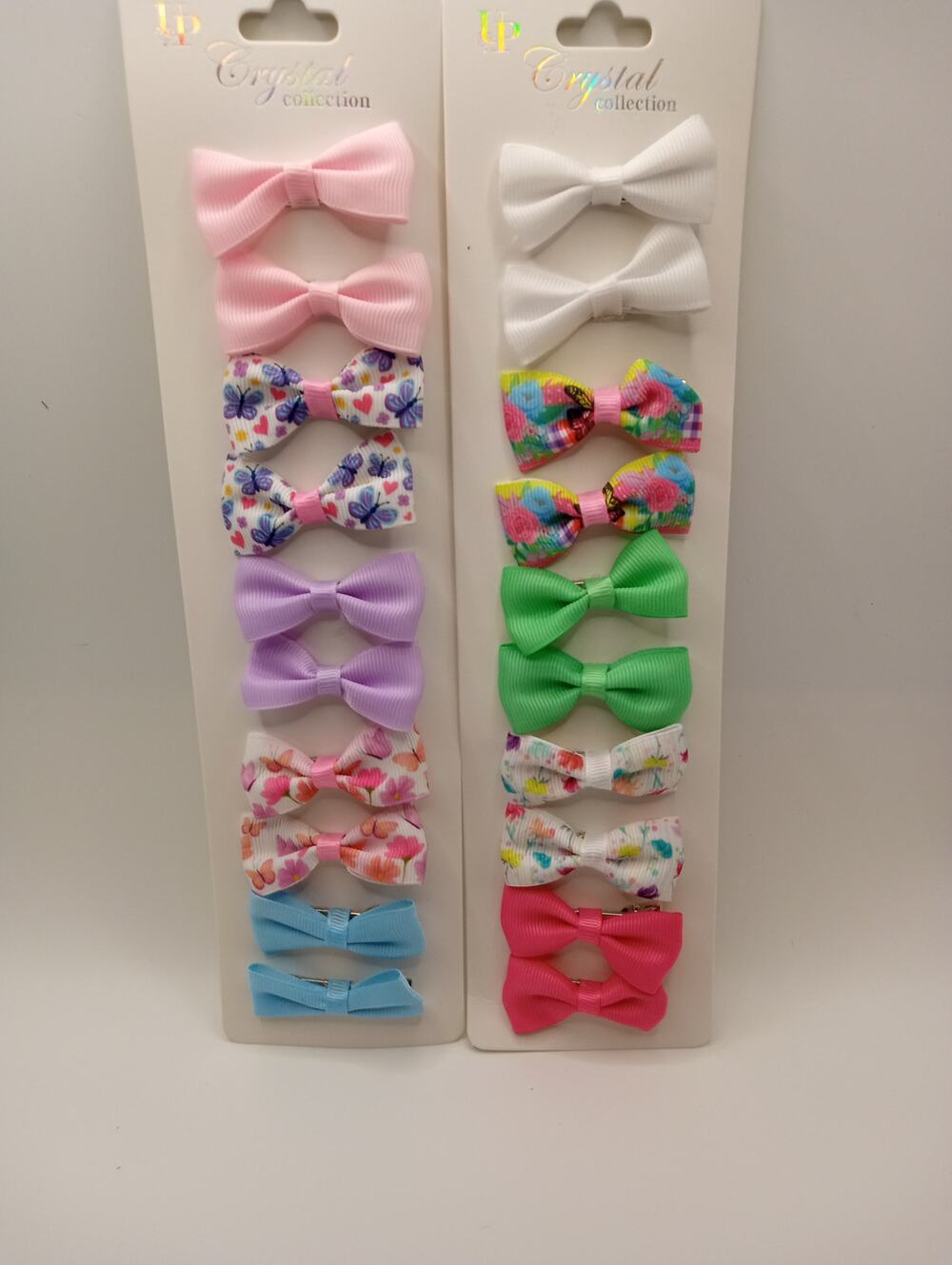 10 Pairs of Bows for Baby Toddler Girls Multiple Colors & Patterns 1025